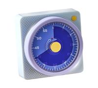 Minuteur pour la cuisine, 60 minutes horloge mécanique magnétique silencieuse, minuteur de cuisine, pour l'école, la maison, les cours à domicile, le réfrigérateur, l'entraînement, les enseignants, la