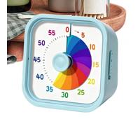 Minuteur pour léger et portable arc-en- Outil de gestion du | Outil de gestion du temps silencieux pour garçons et filles pour la maison, la salle de classe, la cuisine, le bureau