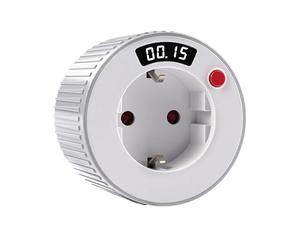 Minuteur Prise Electrique Compte à rebours mécanique Prise programmable AC230V 16A 3680W Affichage LED 24 Heures intervalle 1 Minute Prise minuteur TM15