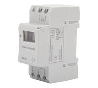 Minuteur programmable automatique avec programme hebdomadaire pour relais, interrupteur de retard numérique avec 16 programmes de minuterie et bouton résistant à l'usure