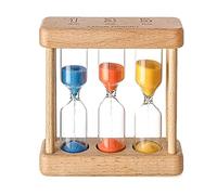 Minuteur Sabliers, Sabliers Horloge de Sable Sablier pour Enfants, Sablier 3 en 1 pour Le thé, Minuteur Timer, Minuterie de Cuisine, brossage de Dents, Enfants Jouet Cadeaux Cuisine Bureau