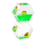 Minuteur Sensoriel Liquide, Liquid Motion Timer Bubbler, Sablier Liquides Jouets Sensoriels pour Stress Sablier, Relaxation, Anxiété, Autisme, Cadeaux pour Enfants Adultes (Vert)