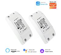 Minuteur universel compatible avec l'application SmartLife, télécommande sans fil, fonctionne avec Alexa Google Home, interrupteur intelligent WiFi DIY TUYA-B