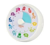 Minuteur visuel animal pour enfants, enfants d'âge préscolaire et tout-petits - Horloge silencieuse à compte à rebours de 60 minutes pour salle de classe et maison, outil de gestion du temps