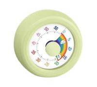 Minuteur visuel de cuisine, compte à rebours de 0 à 60 minutes, horloge de rappel pour les devoirs et les tâches de cuisine pour la gestion du temps, changement de couleur, mise au point pour salle de