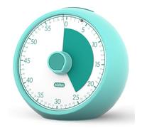 Minuteur Visuel Enfant 60 Min - Timer Compte à Rebours Silencieux avec Alarme, Outil de Concentration TDAH/Autisme pour Gestion Temps Devoirs, Tâches & Cuisine (Green)