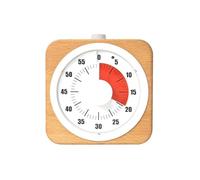 Minuteur Visuel Enfant Bois Rechargeable Timer Montessori Silencieux avec Lumière Douce Ajustable - Gestion du Temps TDAH, Devoirs, Ecran, Routine- Time Timer Maison Loupiot