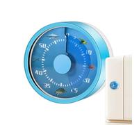 Minuteur Visuel - Minuteur Mécanique À Remontage De 60 Minutes | Horloge Visuelle De Compte À Rebours De 72 Décibels,pour Cuisine Bureau Jeux Douche Salle De Classe Enseignants