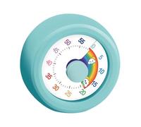Minuteur visuel multifonction de 0 à 60 minutes pour la cuisine, la lecture et l'utilisation au bureau dans un design amusant pour la gestion du temps, changement de couleur, mise au point des devoirs