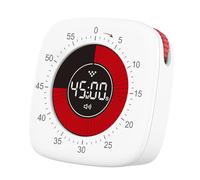 Minuteur Visuel Numérique, Minuteur Visuel Enfant Minuteur De Cuisine, 60 Minutes Timer Numérique Minuteur Visuel Rechargeable Minuteur Compte à Rebours avec 4 Modes D'alarme pour La Cuisine, Etude