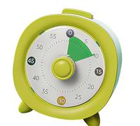 Minuteur visuel pour enfants - Compte à rebours de 60 minutes - Fonction de torsion simple pour un réglage facile de l'heure - Visuel pour enfants