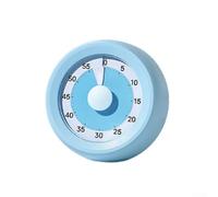 Minuteur visuel pour enfants, compte à rebours visuel de 60 minutes pour l'enseignement de la cuisine en classe, outils de gestion du temps pour enfants avec modes silencieux/sonnerie (bleu)