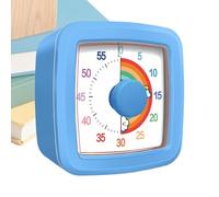 Minuteur Visuel pour | Minuteur Mécanique à Décompte,Chronomètre Mécanique Salle de Classe Gestion du Temps Outil Pédagogique Bureau Réunion Lecture Maison Cuisine Examen