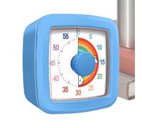 Minuteur Visuel Timer Enfant, 60 Minutes Chronometre Enfant Et Compte À Rebours, Minuteur Visuel, Silencieux Outil De Gestion du Temps pour Cuisine, Salle De Classe, Réunions