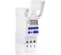 Minuteur - YNKKVRE - Électronique - Programmable - Grand Écran LCD - Rails DIN 35mm