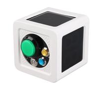Minuteurs Cubes de Pièces, Chronomètre à Compte à Rebours pour les Casinos D'échecs de Poker Privés, Minuterie D'entraînement et Minuterie de Jeu pour la Gestion du Temps, (WHITE)