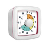 Minuteurs de cuisson - 10 x 10 x 6,1 cm Gestion visuelle du temps de ragoût, compte à rebours de ragoût, construction légère de 130 g, polypropylène sans BPA, qualité alimentaire pour les