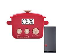 Minuteurs de cuisson magnétiques pour cuisine Mini cuisinière Forme Up | Mignon aimant de réfrigérateur minuteur de cuisson pour micro-ondes hotte réfrigérateur maison étude cuisine
