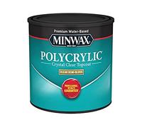Minwax 244444444 0,5 point Polycrylic Semi brillante de protection Finition