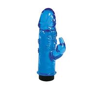Seven Creations – Vibromasseur Lapin Minx Mini Jack – 3,25 pouces – Bleu