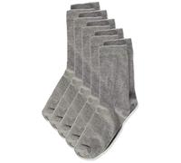 Minymo 5er Pack Ankel Socken Chaussettes, Gris (Light Grey Mélange 130), 27-30 (Taille Fabricant: 27) Fille