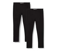 MINYMO Basic Leggings (2-Pack), Anthracite, 128 Fille
