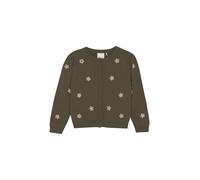 MINYMO Cardigan kaki / blanc, Taille 128