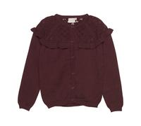 MINYMO Cardigan rouge / lie de vin / rouge foncé, Taille 122