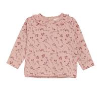 Minymo - Girl's T-Shirt L/S AOP - Haut à manches longues - 68 - misty rose