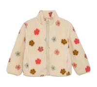 Minymo - Girl's Teddy Jacket AOP with Lining - Veste polaire - 134 - sandshell