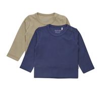 Minymo - Kid's Blouse L/S (2-Pack) - Haut à manches longues - 56 - dark navy