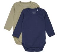 Minymo - Kid's Body L/S (2-Pack) - Sous-vêtement - 56 - dark navy