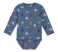 Minymo - Kid's Body L/S AOP - Sous-vêtement - 74 - china blue