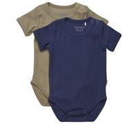 Minymo - Kid's Body S/S (2-Pack) - Sous-vêtement - 68 - dark navy