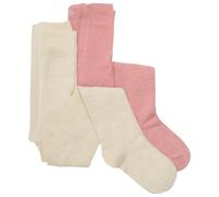 Minymo - Kid's Stockings with Pattern No. 124061 2-Pack - Collants - 128/134 - misty rose