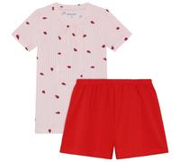 Minymo - Kid's T-Shirt+Short Set AOP 124383 - Combinaison - 110 - peach blush