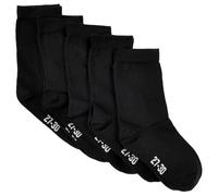Minymo 5er Pack Ankel Socken Chaussettes, Noir (Schwarz 106), 19-22 (Taille Fabricant: 19) Mixte bébé