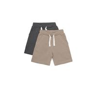 MINYMO Pantalon ' MIBasic 53 -Sweat short (2-pack) ' marron, Taille 152