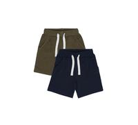 MINYMO Pantalon ' MIBoys 2er-Pack ' bleu foncé / kaki, Taille 110