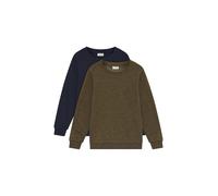 MINYMO Pull-over ' MISweatshirt ' bleu / olive, Taille 122