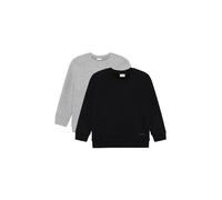 MINYMO Pull-over ' MISweatshirt ' gris / noir, Taille 128