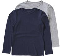 MINYMO T-Shirt bleu marine / gris chiné, Taille 104