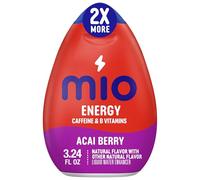 mio Energy Acai Berry Aromatisé avec d'autres arômes naturels, rehausseur d'eau liquide, flacon de 95,8 ml