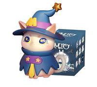 MIO Fantastic World Cat Série Blind Box Action Figurines Mystery Box Mignon Jouet aléatoire Cadeau d'anniversaire Noël Jouet à collectionner pour ornements de bureau, 1 pièce