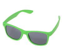 Miobo Lunettes de soleil, lunettes de soleil, lunettes de soleil, lunettes de soleil, lunettes de soleil ou verre transparent, style rétro années 1980, noir, Lunettes de soleil vertes, Taille unique