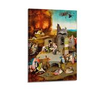 Mioedi Impression sur toile Hieronymus Bosch (tentacoesstoantao) - Décoration d'intérieur - 40 x 60 cm