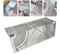MIOKUKO Angle & Arc Marking Tool, Adjustable Linear Arc Dual-Purpose Scriber, Square Steel Pipe Bend Steel Pipe Bend Marking Tool, Welding Square Pipe Marking Welding Tool (L)