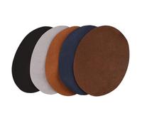 Miokycl 1 patch ovale en cuir synthétique pour réparation de coude, genoux, accessoires de vêtements