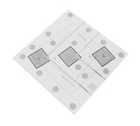 Miokycl Log Cabin Quilt Ruler Acrylique Transparent Quilting Ruler Creative Grids Log Cabin Trim Tool (6 pouces)