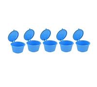 Miokycl Lot de 5 capsules de café réutilisables avec cuillère pour machine à café DOLCE GUSTO Bleu 50 ml